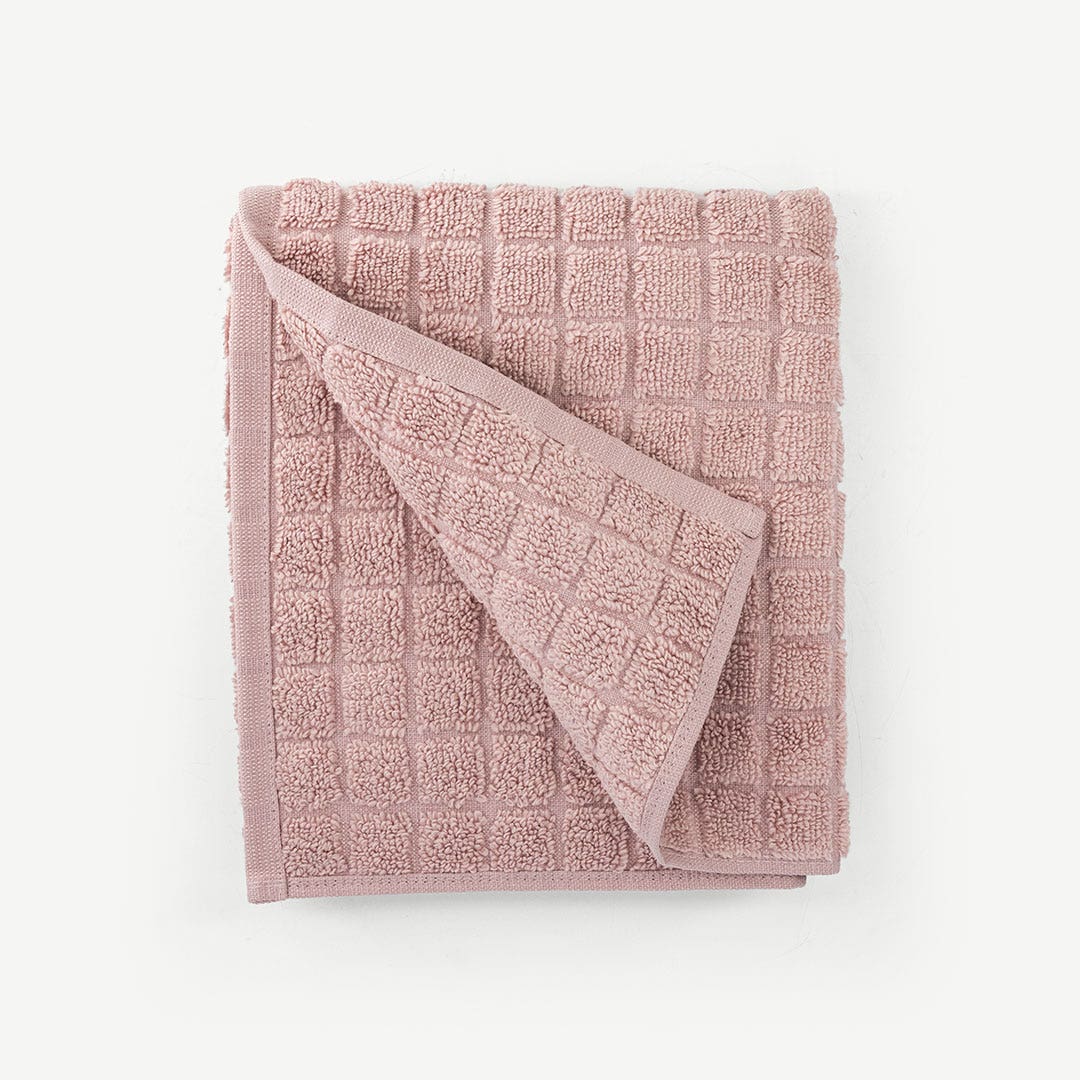 Dusty pink hand towel top