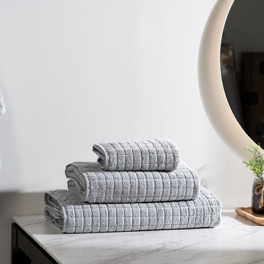 Royen Hand Towel Pastel Grey -50x90cm