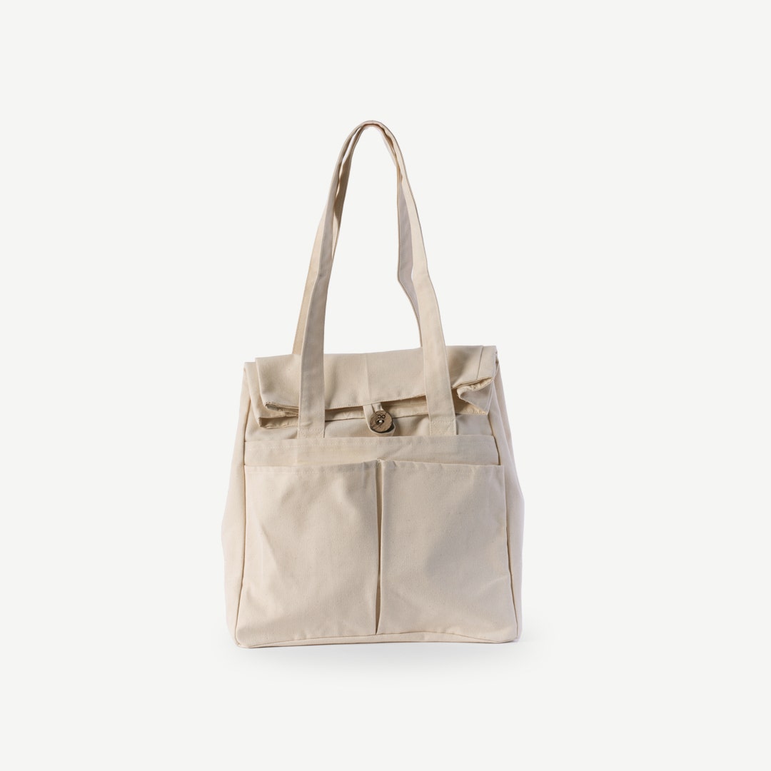Fold over tote hot sale