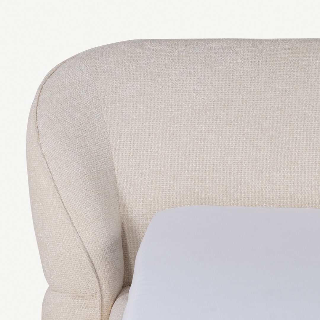 Sailor Super King Bed 200x200cm Ivory