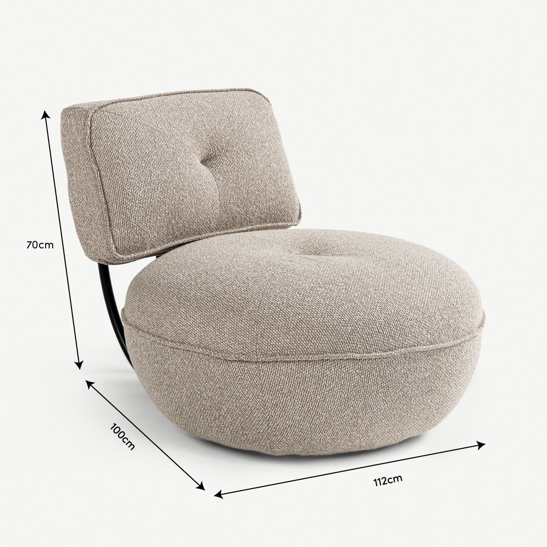 Sainz Accent Chair Ecru