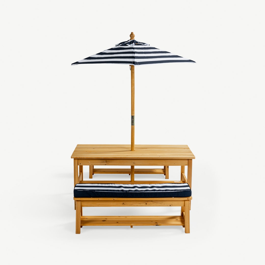 Sandi Kids Picnic Table Blue/White