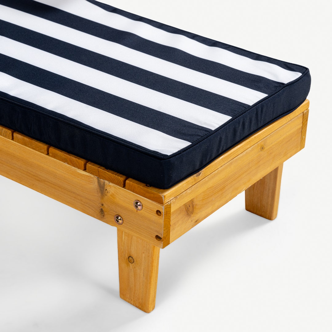 Sandi Kids Sunbed Blue/White