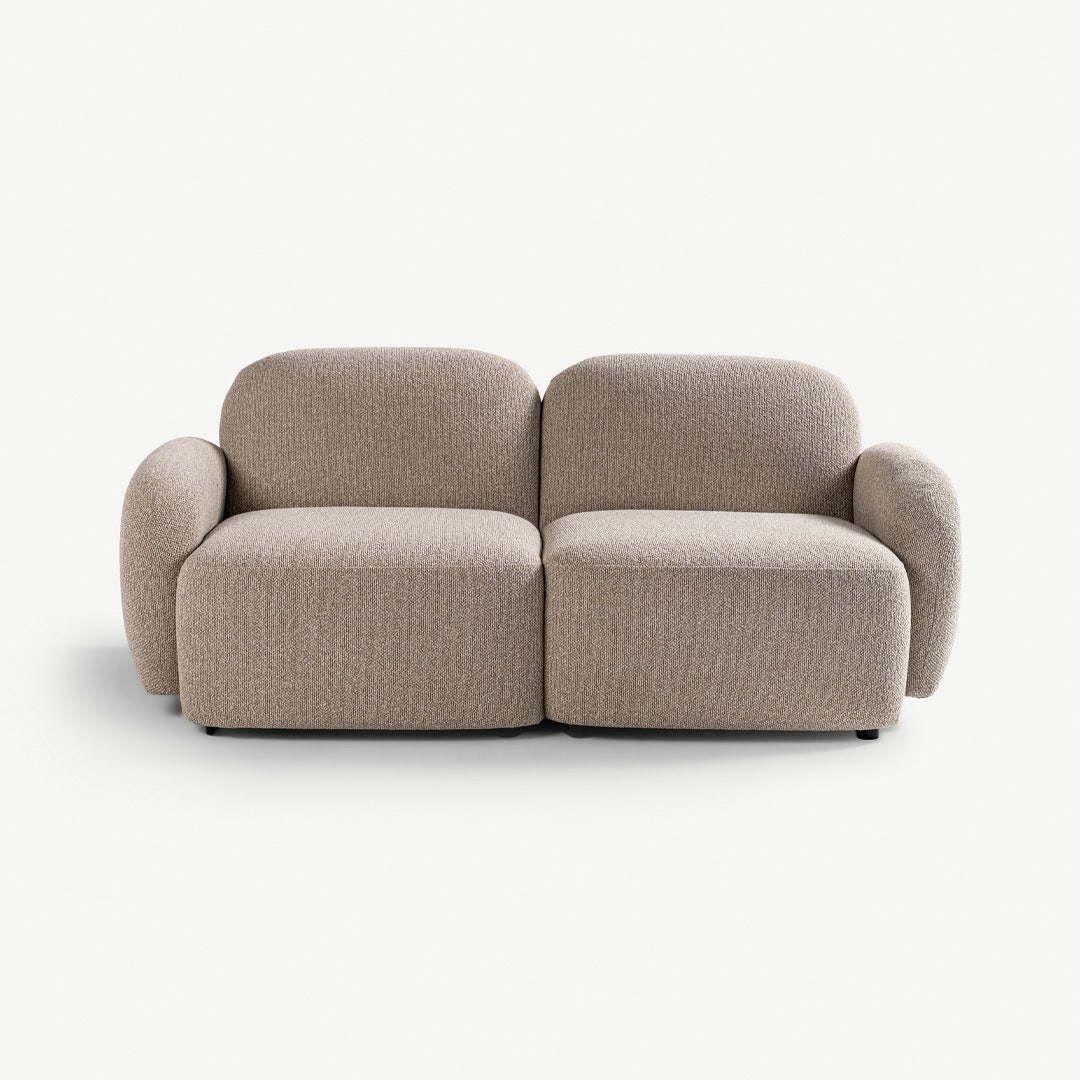 ساريرا كنبة مقعدين - بيج