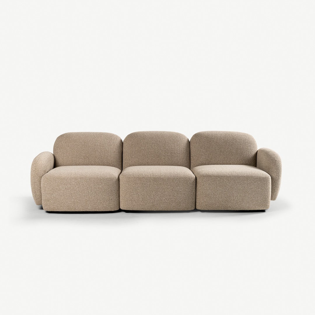 Sarera 3 Seater Sofa Beige