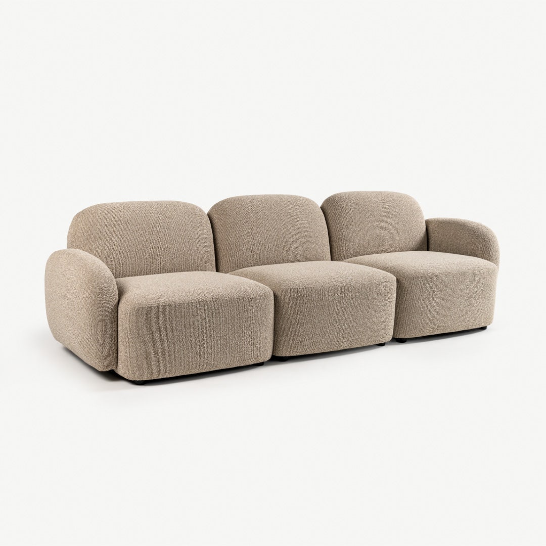 Sarera 3 Seater Sofa Beige