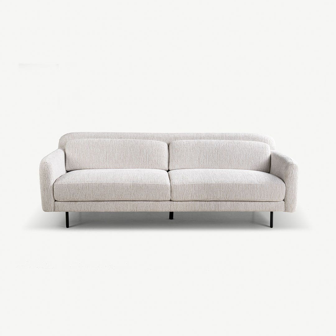 سارلا أريكة 3 مقاعد - عاجي