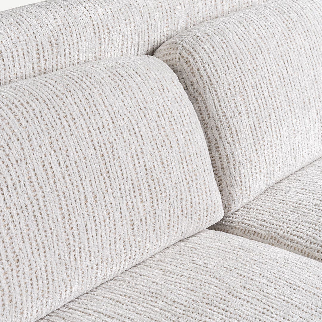 سارلا أريكة 3 مقاعد - عاجي