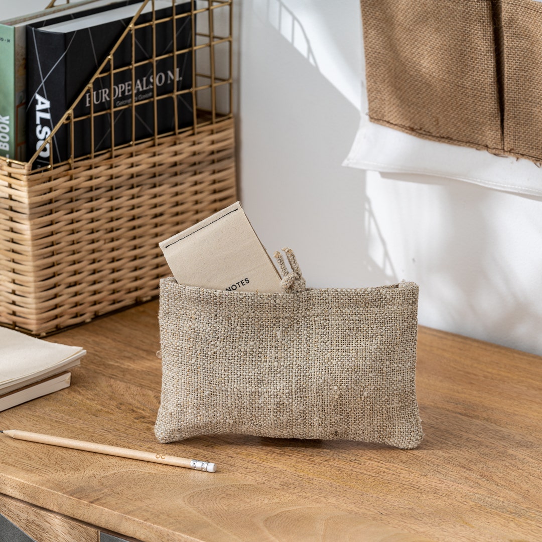 Sawyers Hemp Flat Pouch 21cm