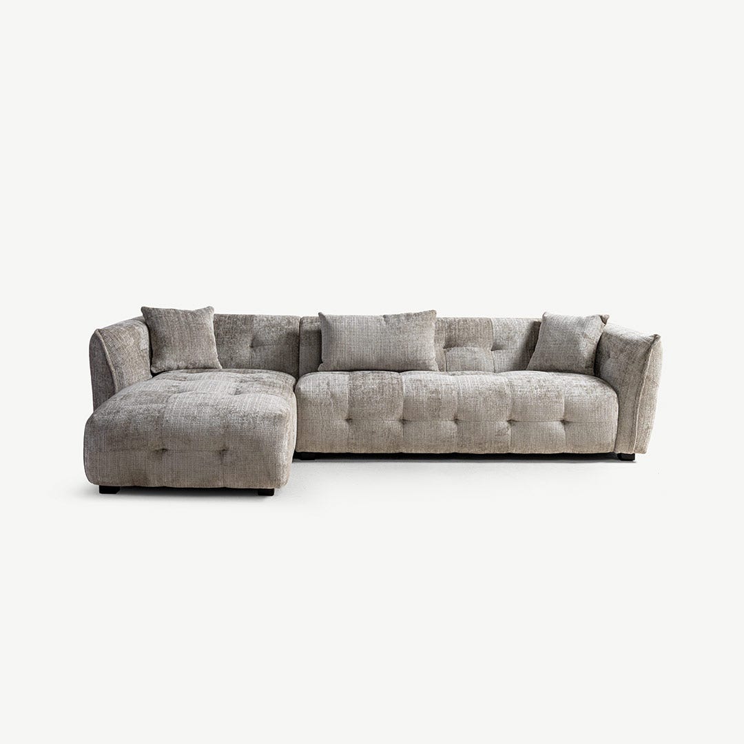 Seila Left Corner Sofa Greige