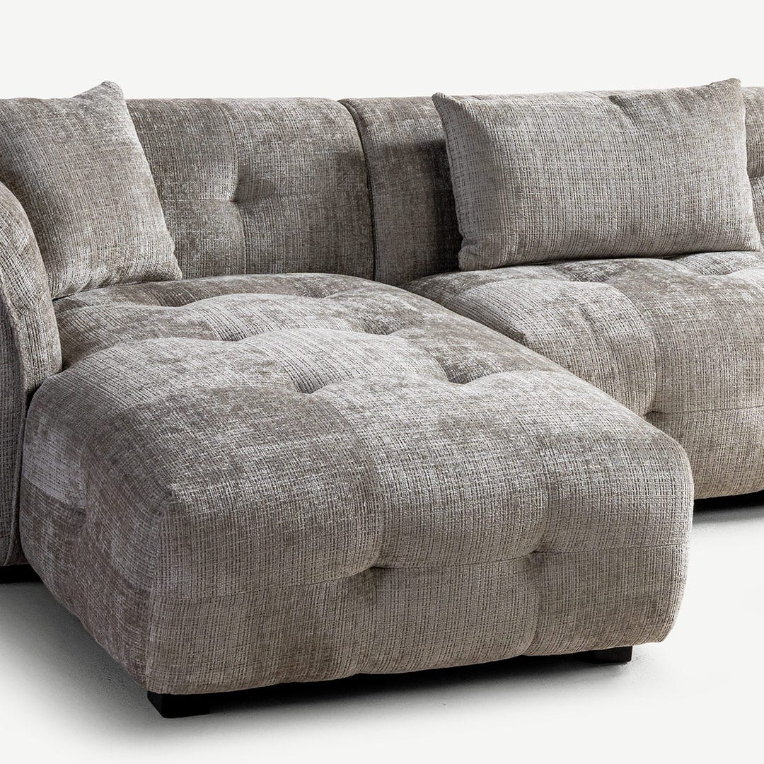 Seila Left Corner Sofa Greige