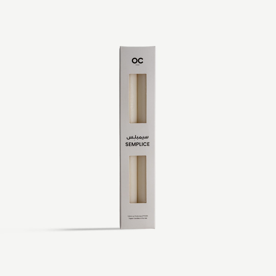 سيمبليتش طقم شموع مخروطية 4 قطع