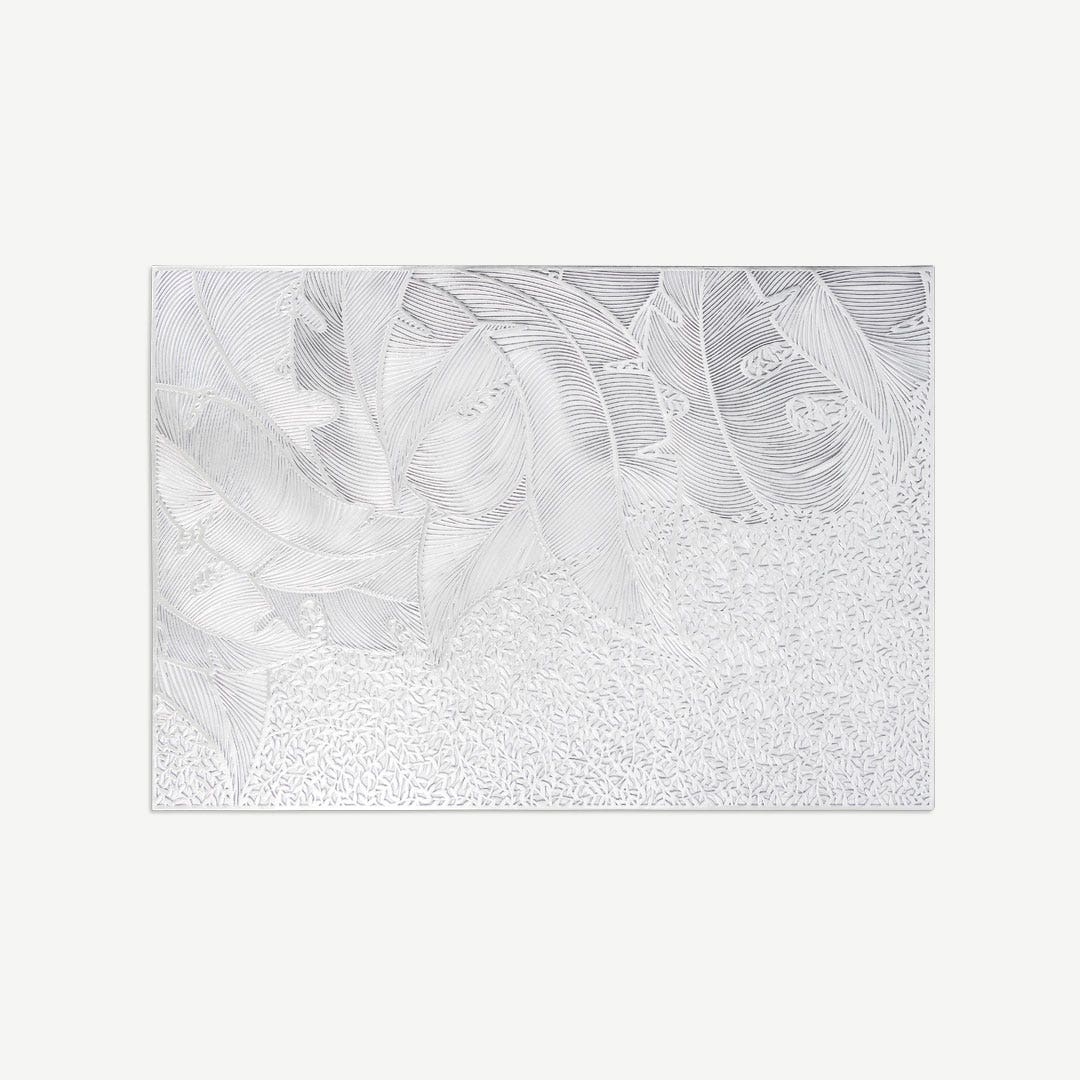 سيندي مفرش طاولة 45x30 سم - فضي