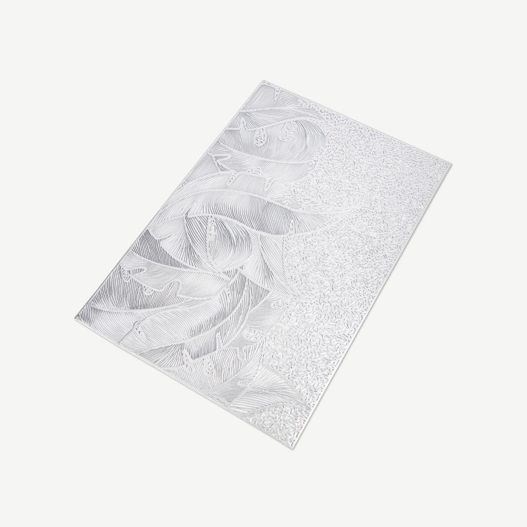 سيندي مفرش طاولة 45x30 سم - فضي