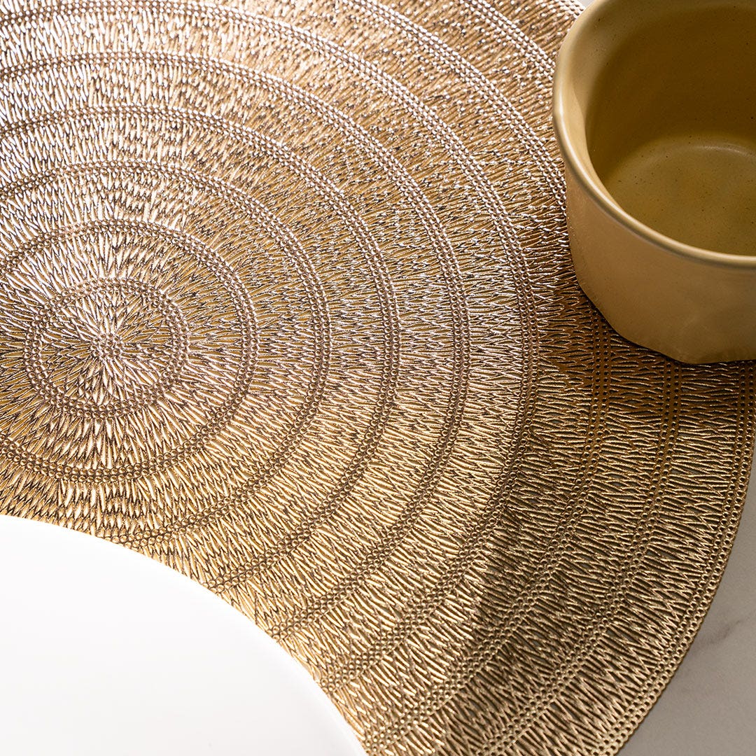 Silvia Placemat -Gold
