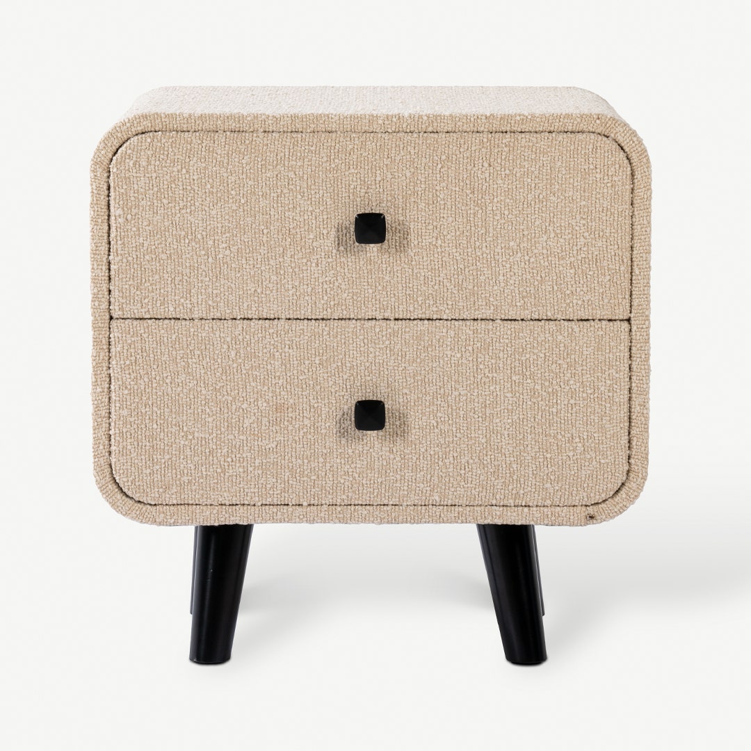 Bedside deals table beige