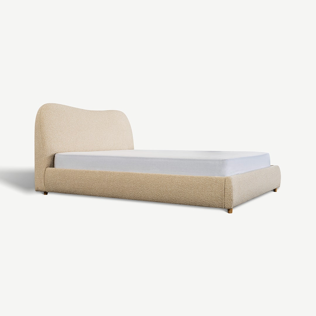 Soho Queen Bed 160x200cm Beige