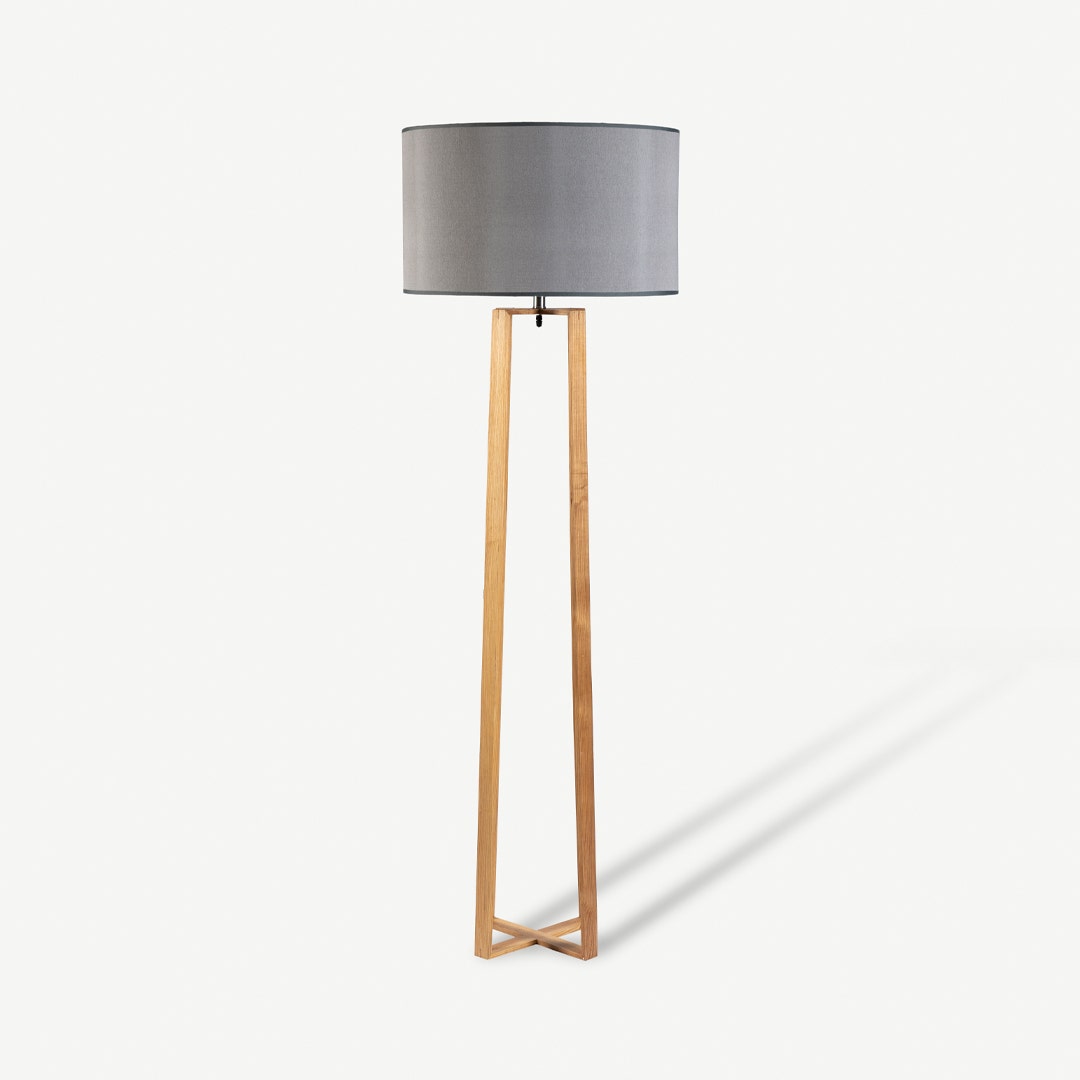 Wood lamp stand top