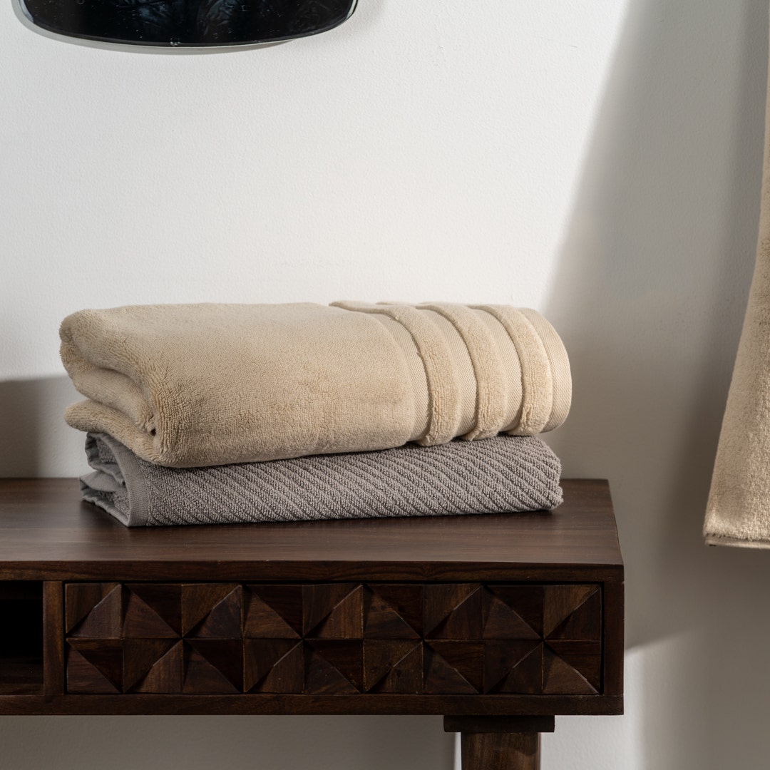 Stellar Bath Towel Beige 70x140cm