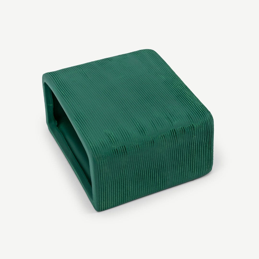 Stephanie Wall Mount Planter Bottled Green