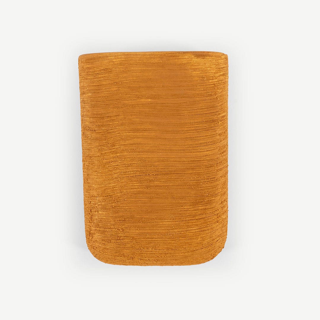 Stephanie Wall Mount Planter Oak