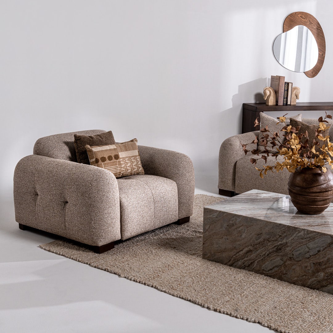 Stroll 1 Seater Sofa Sand