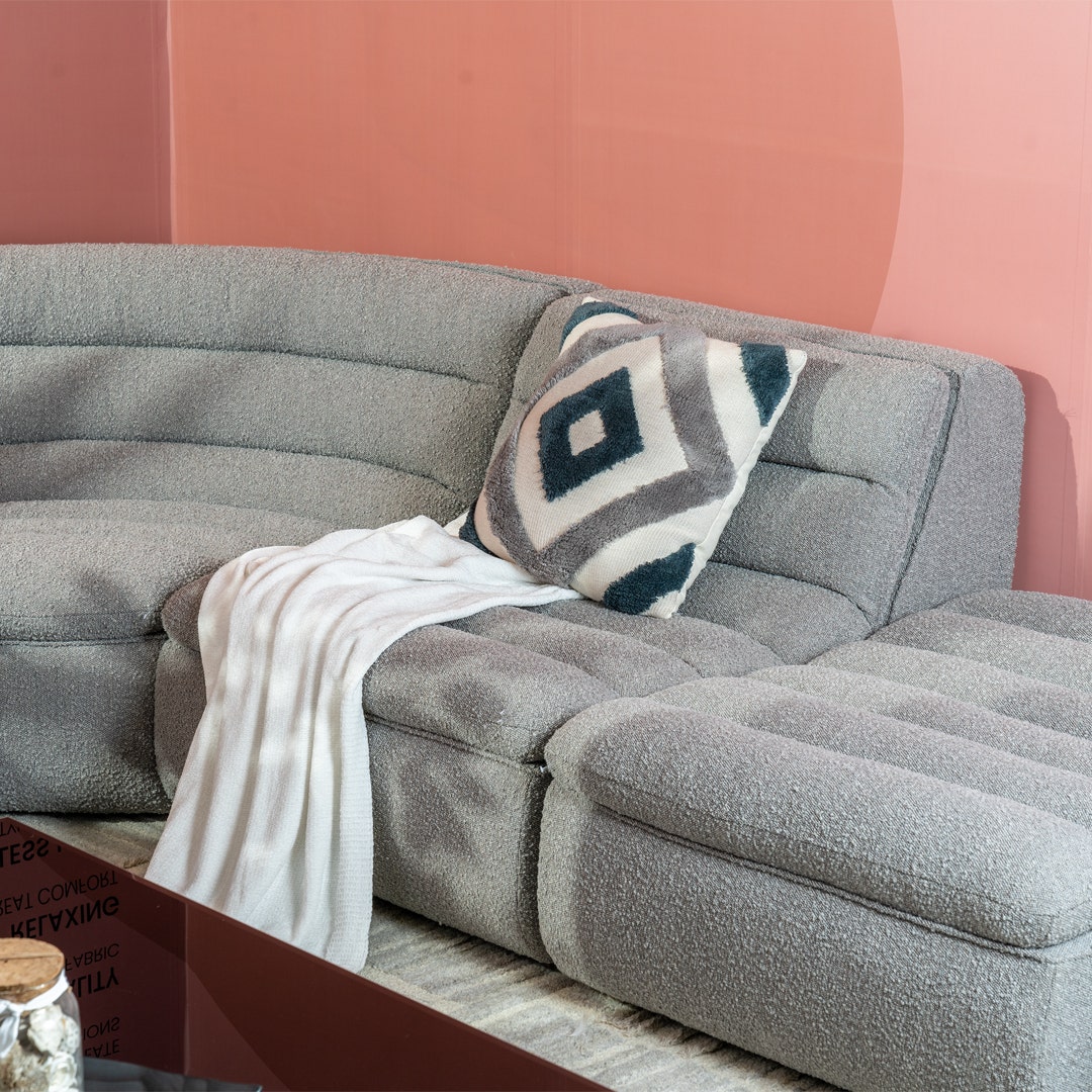 Sullen Armless Chair Grey