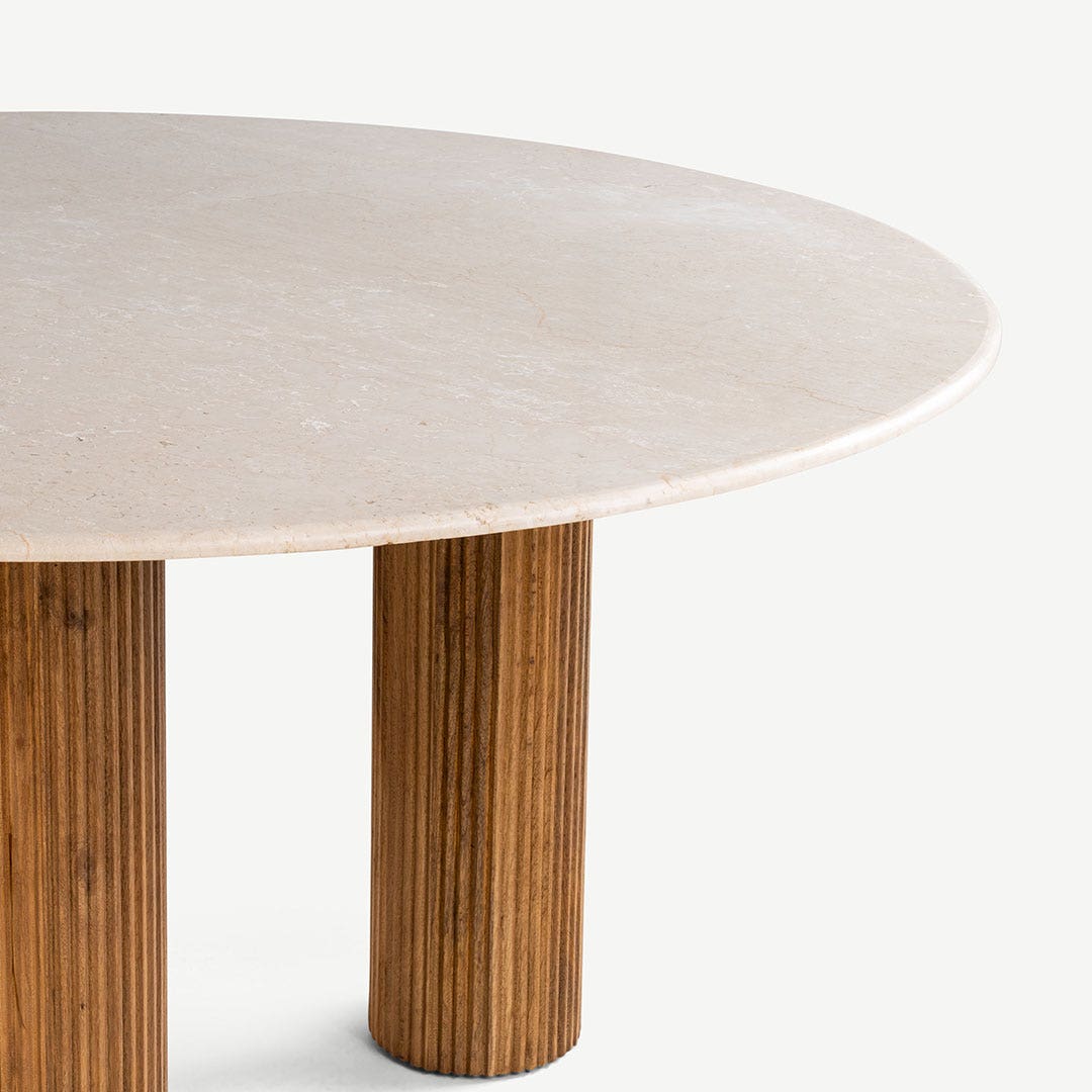 Sylvan Dining Table 4 Seater Beige