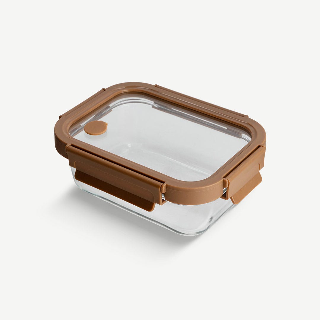 تام حاوية طعام زجاجية - 370 مل