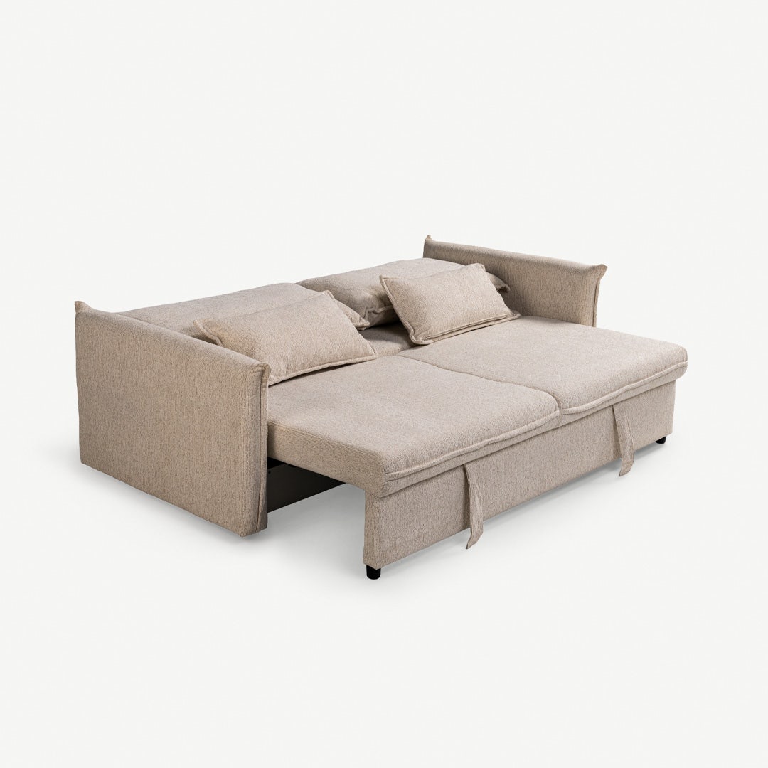 Terlon 3 Seater Sofa Bed Grey