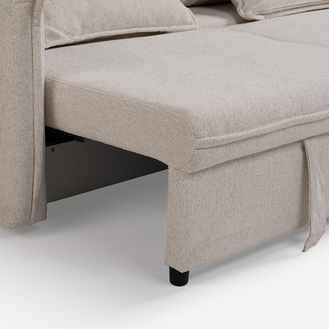 Terlon 3 Seater Sofa Bed Grey