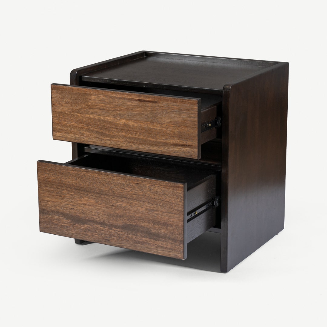 Terreno Bedside Table Brown