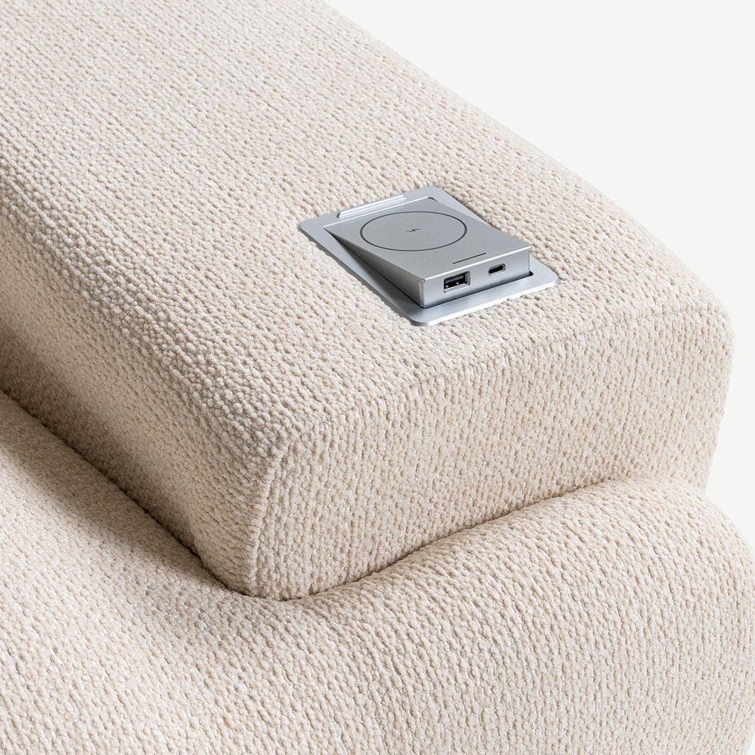 Tonella 4 Seater Ivory