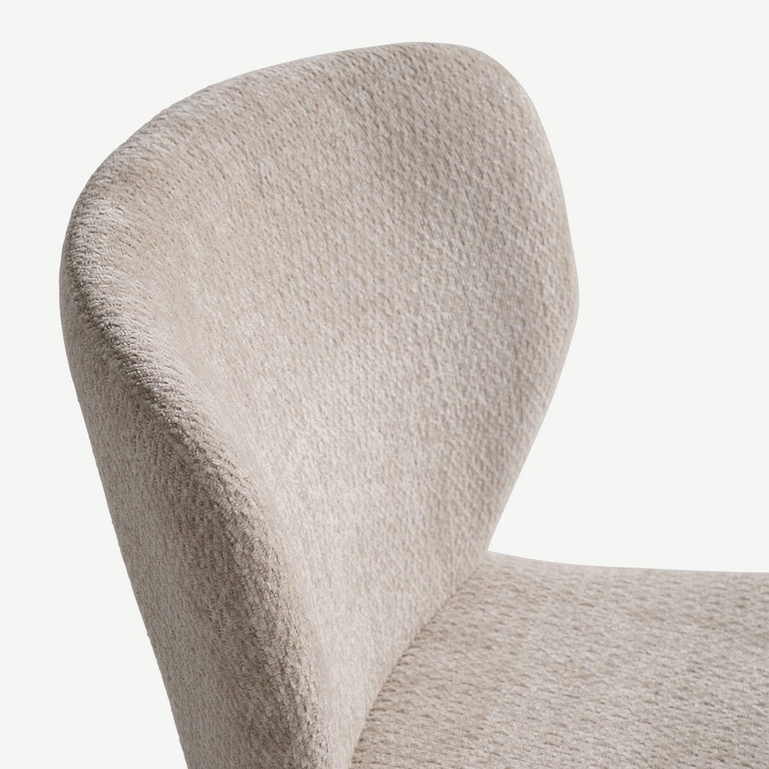 تويلان كرسي طعام - رمادي بيج