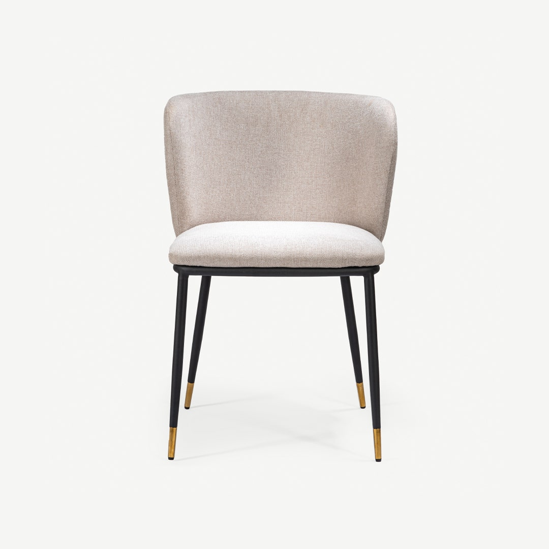 Beige on sale dining chairs