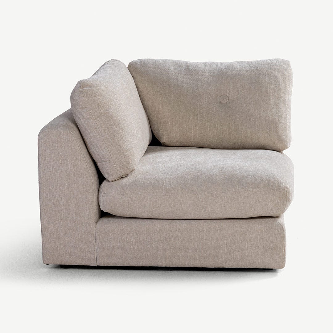 تولي كنبة زاوية - رملي