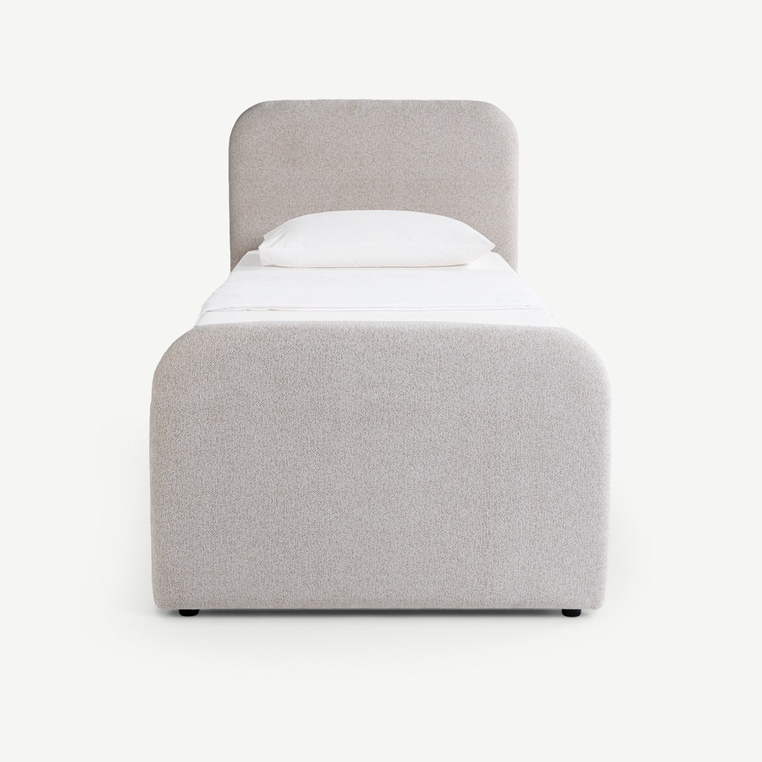Turlie Single Bed 90x200cm Beige