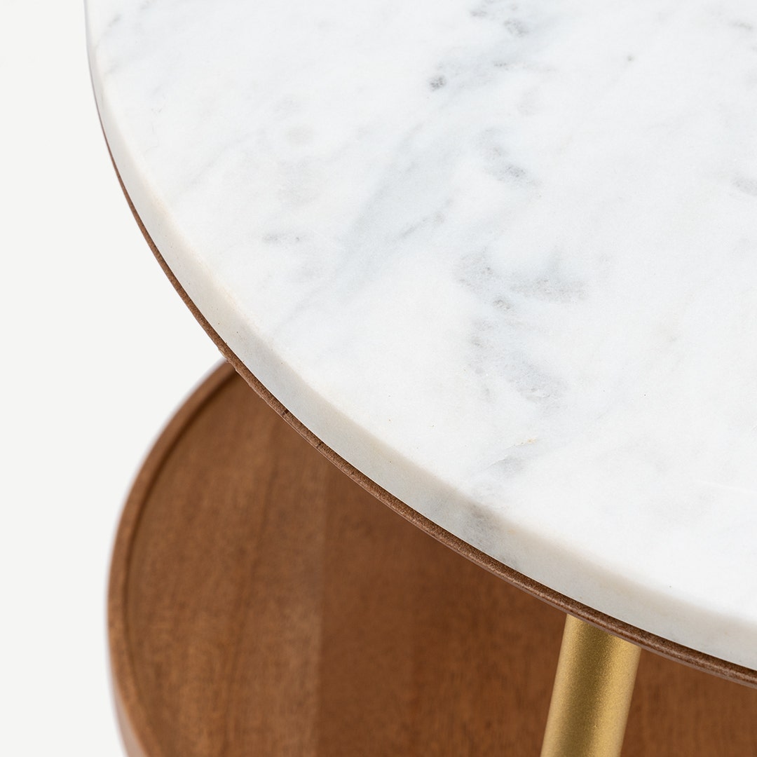 Vacia End Table White