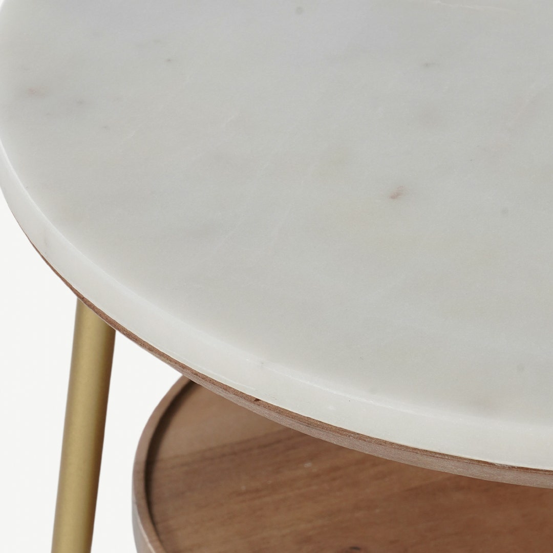 Vacia End Table White