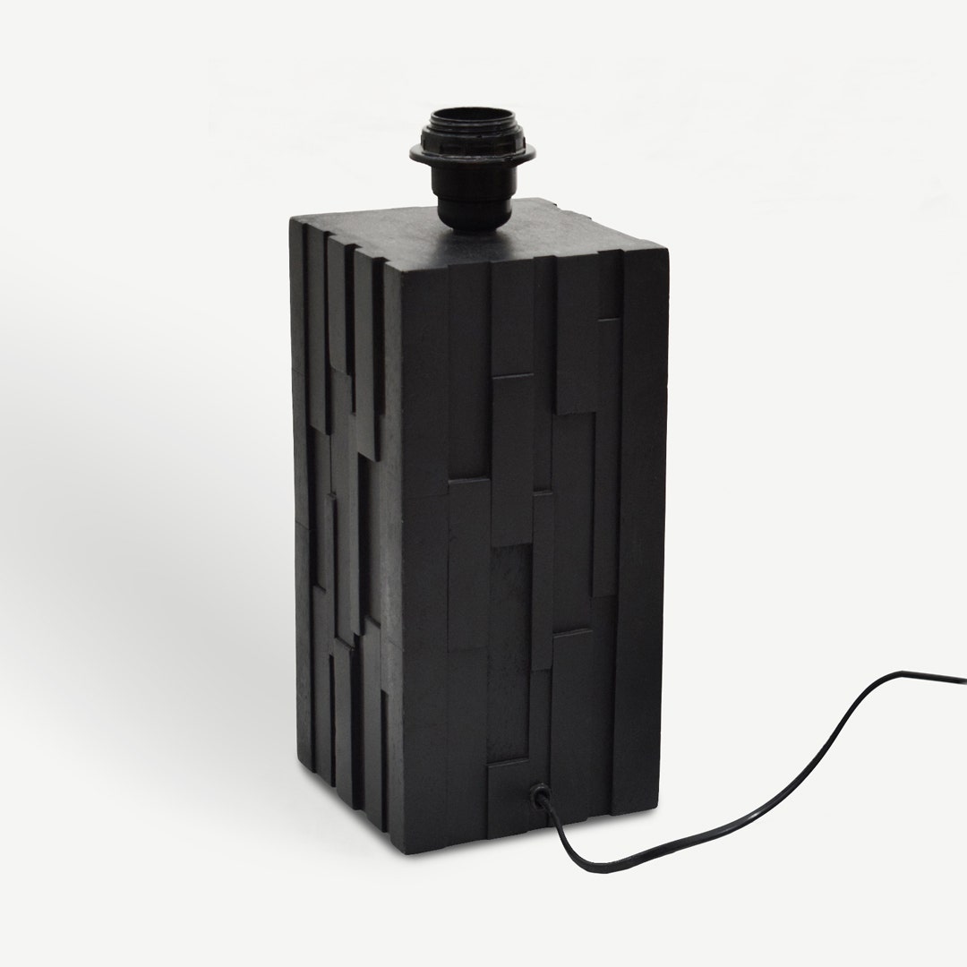 Vallash Wooden Table Lamp -13x32cm