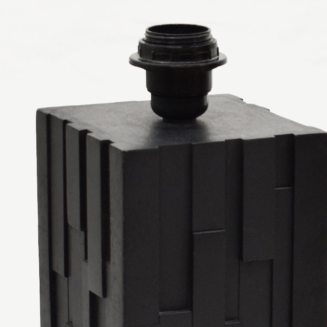 Vallash Wooden Table Lamp -13x32cm