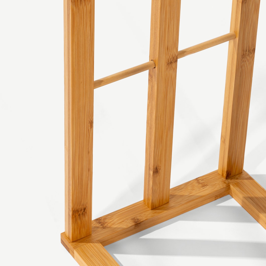 Valon Bamboo Towel Rack