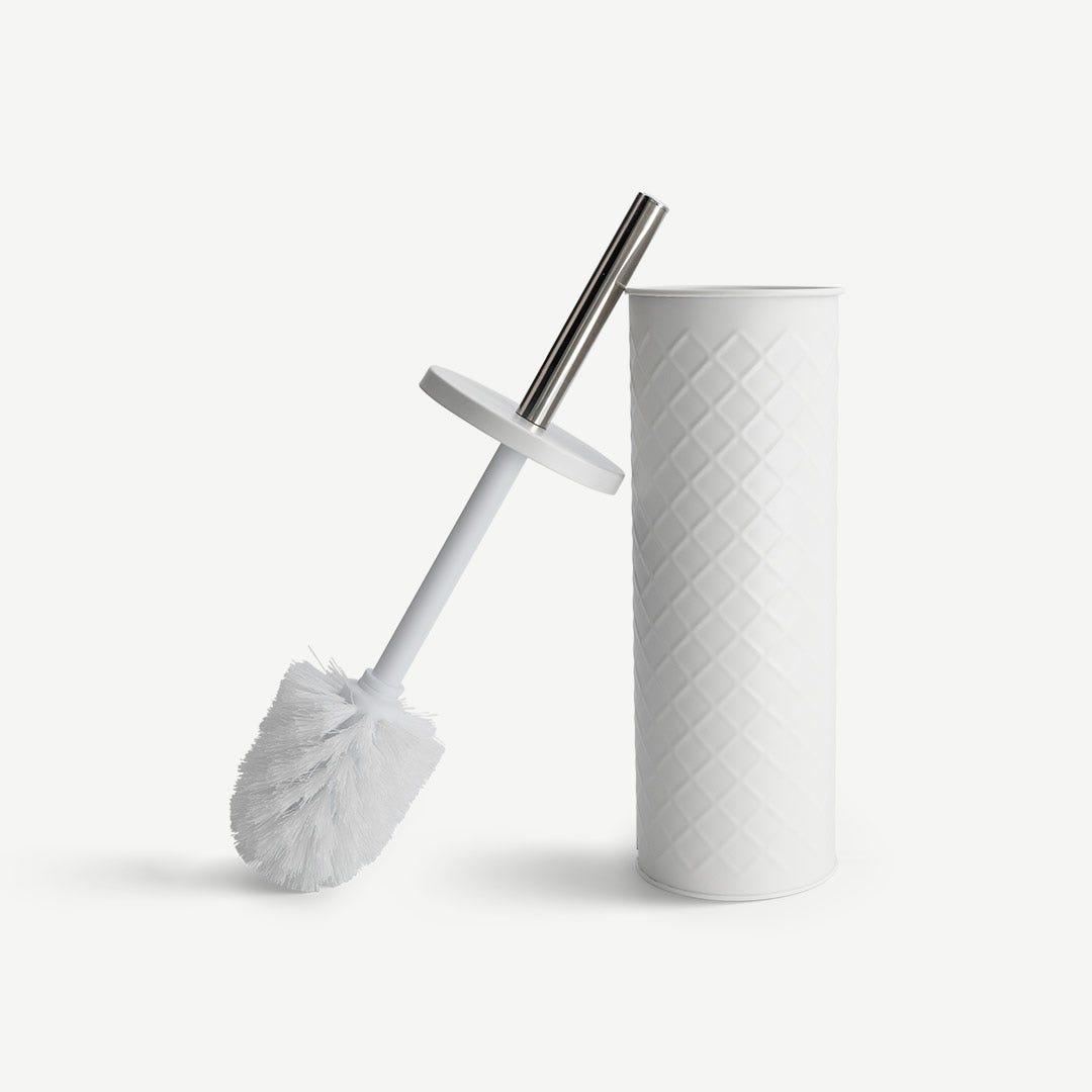 Varien Toilet Brush With Holder-White