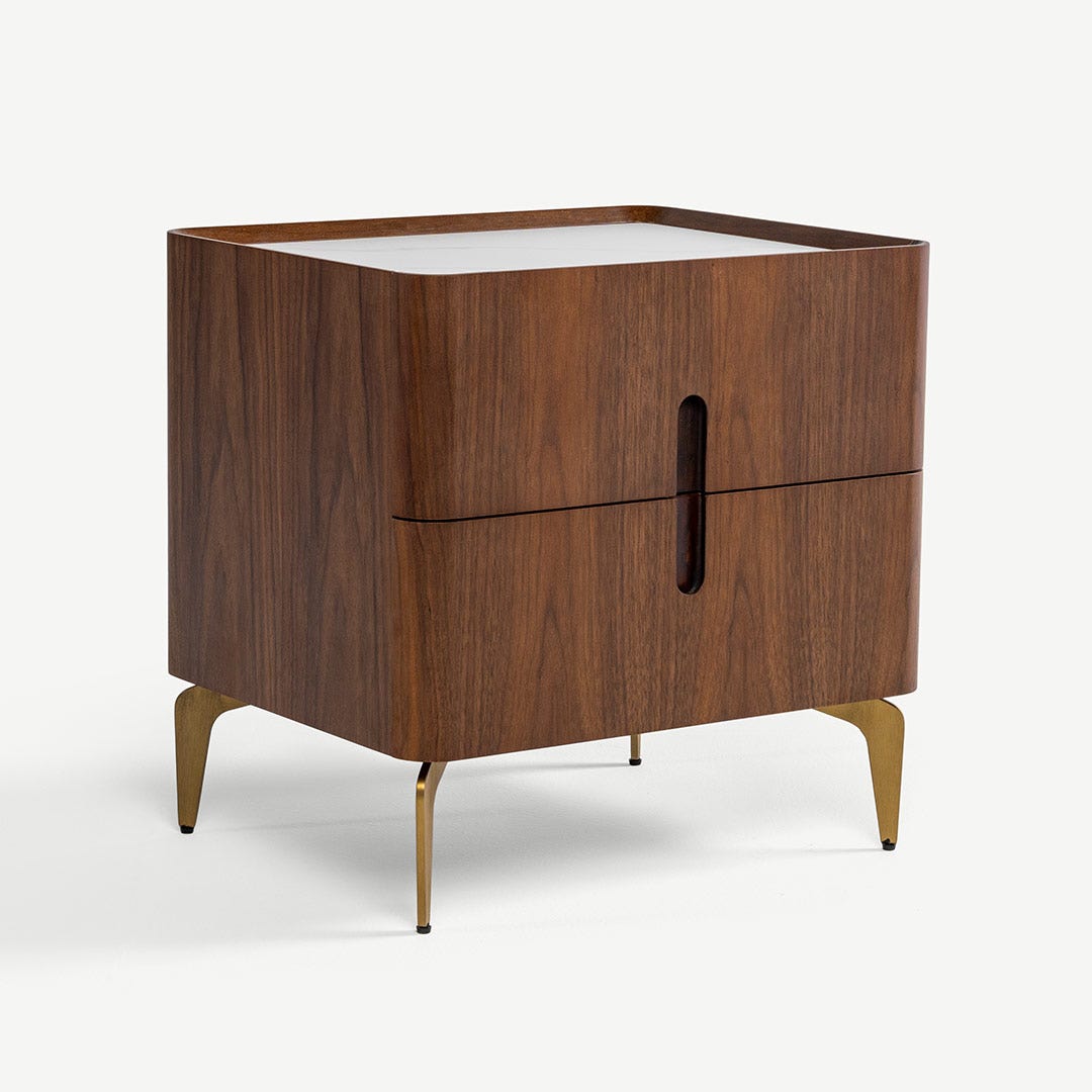 Velen Bedside Table Natural