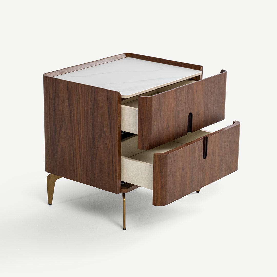 Velen Bedside Table Natural