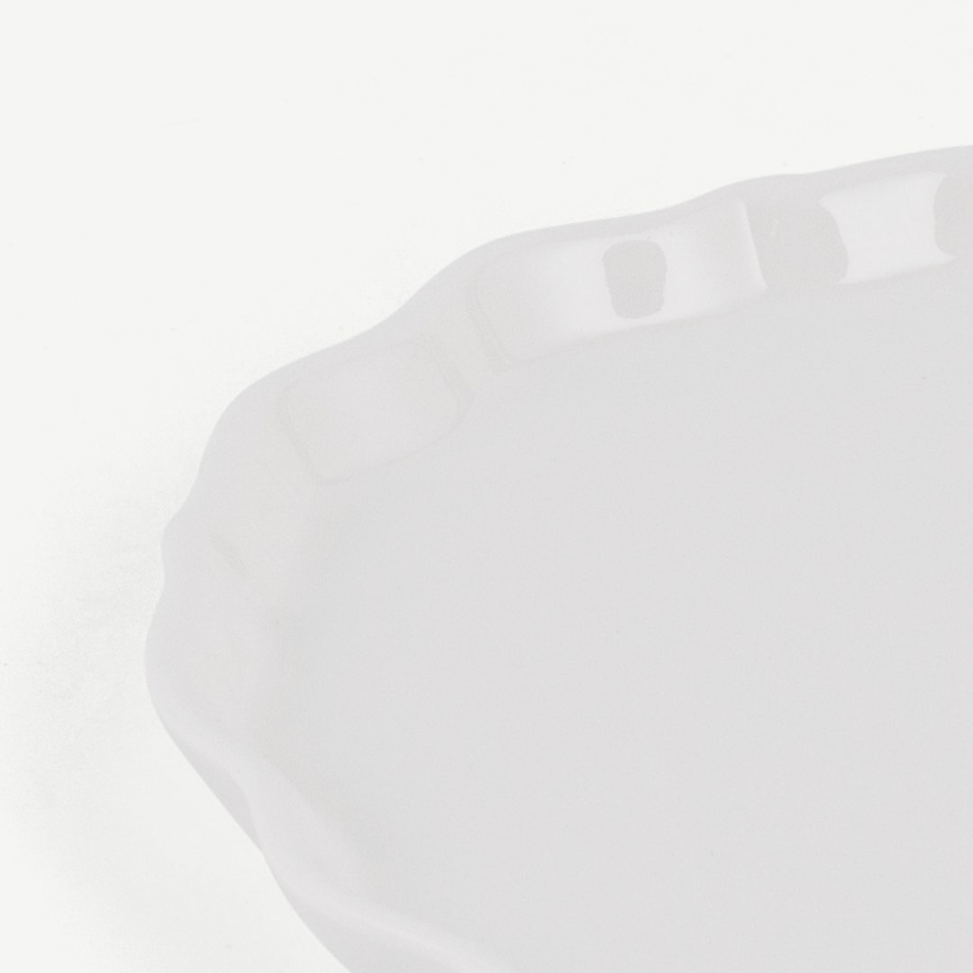 طبق حلوى فيلينو 16 سم - أبيض