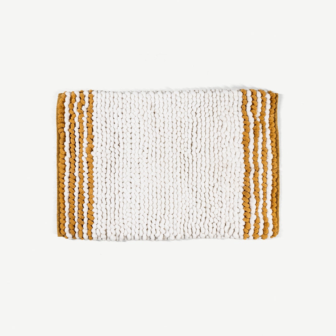 سجادة حمام فينيس هاندلوم بلون الخردل -٥٠x٨٠ سم