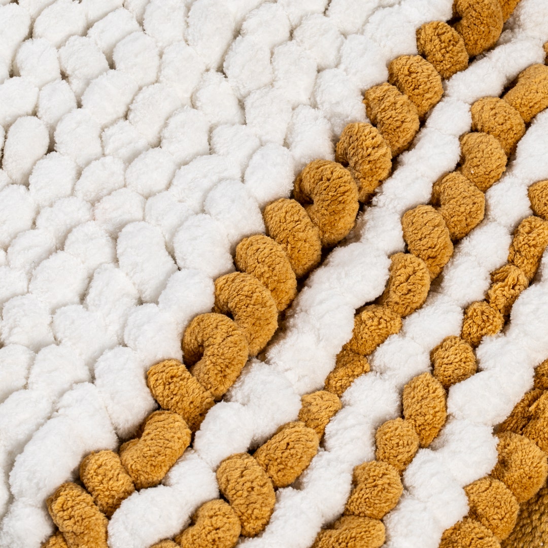 سجادة حمام فينيس هاندلوم بلون الخردل -٥٠x٨٠ سم