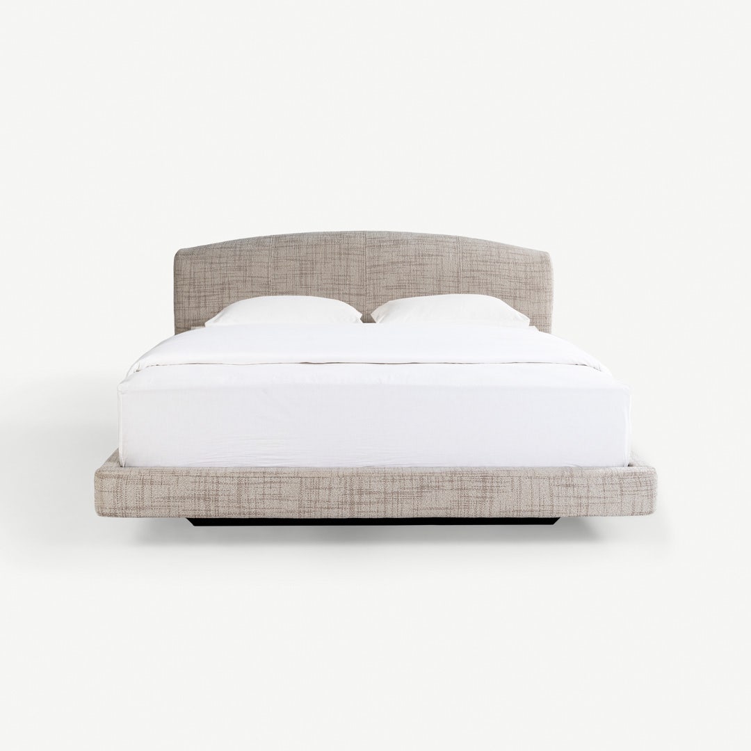 Voido King Bed 180x200cm Ivory