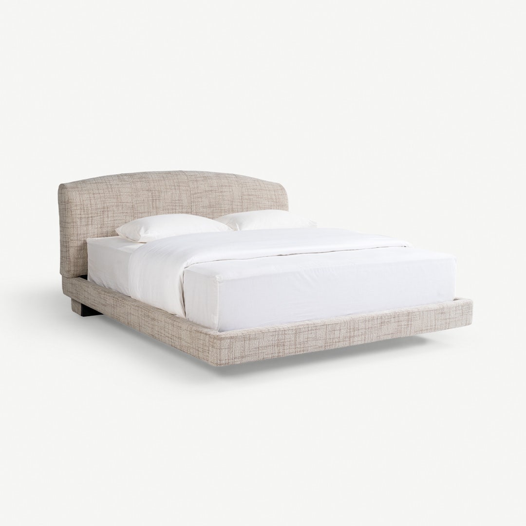 Voido King Bed 180x200cm Ivory
